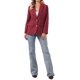 thumbnail image 2 of INSPIRE CHIC Blazer de Mujer con Solapa de Muesca Manga Larga Traje de Trabajo de Un Solo Pecho XL Rojo Vino, 2 of 6