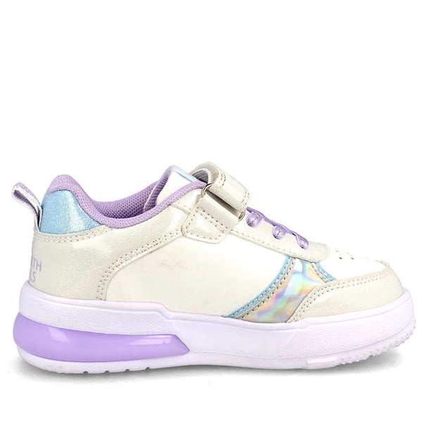 Zapatilla Niña Bubblegummers Luces Frozen Disney Blanco-Aqua