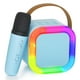 thumbnail image 1 of Mini Parlante Karaoke Bluetooth Con Microfono Portatil Celeste, 1 of 7