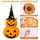thumbnail image 3 of Figura de Calabaza NEROSUN 91 cm con Sombrero de Estrella LED, 3 of 7