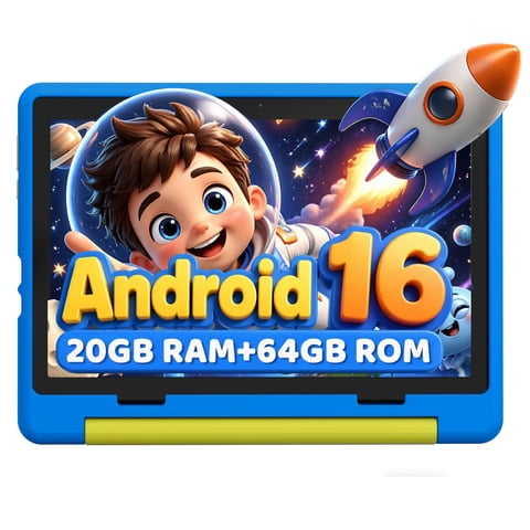 Tablet Urao Kids De 10"" Android 16, 20 Gb De Ram, 64 Gb De
