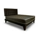 thumbnail image 1 of Cama Europea Espumix New Basic Black 1.5 Plazas + Respaldo punto, 1 of 2