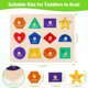 thumbnail image 3 of Puzzle de encaje Jumlys de madera, 12 piezas, edades de 1 a 3 años, 3 of 3