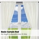 thumbnail image 4 of Barra para Cortinas Blu-Pier Tech 71‑122 cm Negra – Juego de 2, 4 of 7