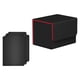 thumbnail image 3 of Caja De Baraja De Cartas Premium Para Caja De Naipes Coleccionables, Caja De Almacenamiento De Baraja, Negro Y Rojo, 3 of 5