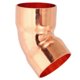 thumbnail image 1 of Uxcell 1 3/8" ID 1.2mm de grosor codo accesorio de cobre, 1 pieza 99.9% cobre puro conector de tubería de soldadura a 45 grados, 1 of 5