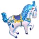 thumbnail image 1 of Globo Flexmetal 66 cm Forma de Caballo de Lámina Azul, 1 of 3