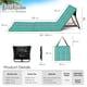 thumbnail image 2 of La alfombrilla de playa debe ser... Sillón reclinable plegable 153 x 52 cm, 1,3 kg, 2 of 9