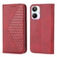 thumbnail image 4 of Funda Flip FOXDOCK para Realme 10 4G , Estilo Billetera con Diseño Rombo, Correa de Mano y Soporte, Uso Diario, 4 of 6