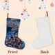 thumbnail image 3 of Scott Pilgrim Tema: Calcetines de Navidad, fino lino blanco para colgar en escaleras y chimenea, decoración navideña para el hogar, regalo de Navidad.54cm×38cm, 3 of 5