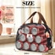 thumbnail image 2 of CaCTOUR Lunch Box para Mujeres, Niñas y Adolescentes, Diseño de Pana con Flores, 2 of 3