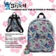 thumbnail image 4 of Minimochila de piel sintética con estampado integral de Stitch & Angel de Disney, 4 of 7