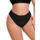 thumbnail image 1 of INSPIRE CHIC Mujeres Tangas Invisibles de Cintura Baja Tanga Sin Costuras Panty Cómodo Ropa Interior de Seda Helada 3X-Large Negro, 1 of 4