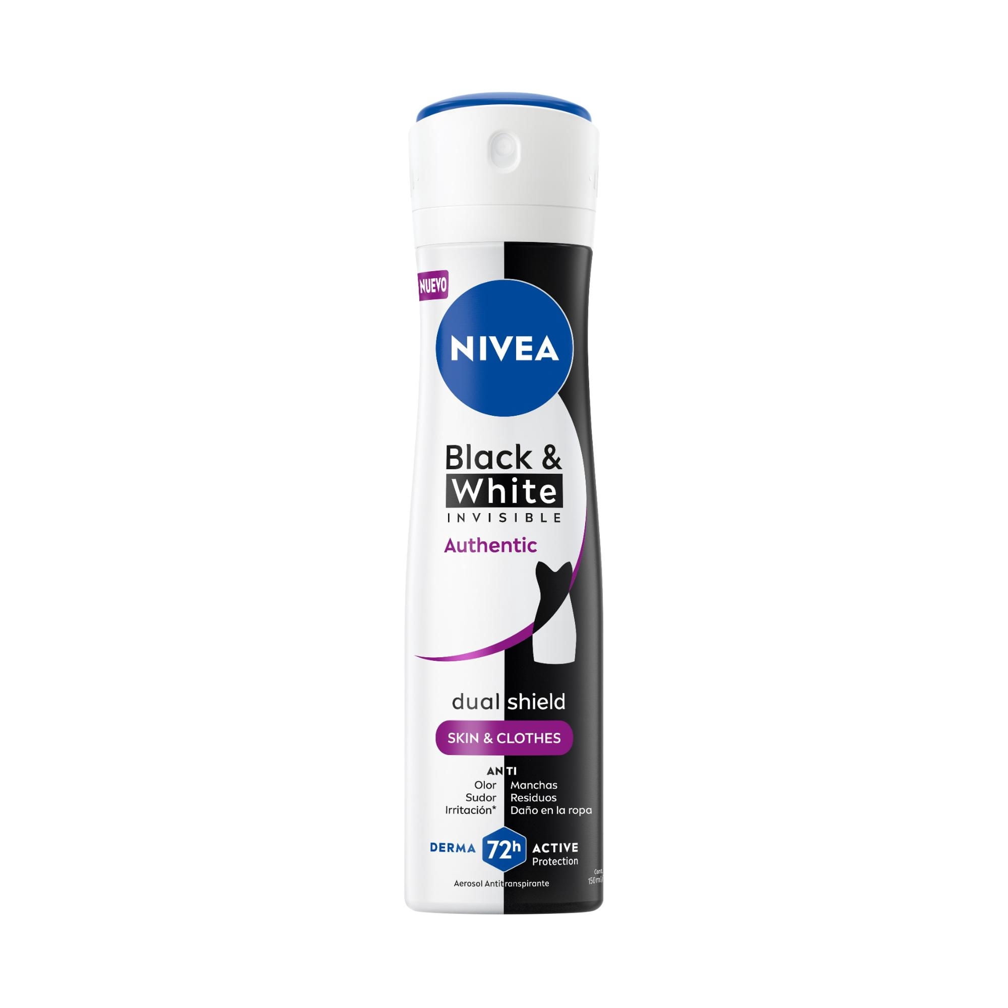 Desodorante Spray Nivea B&w Antimanchas Authentic Female Mujer