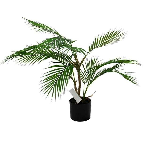 2 Planta artificial Palmera Areca 100cm