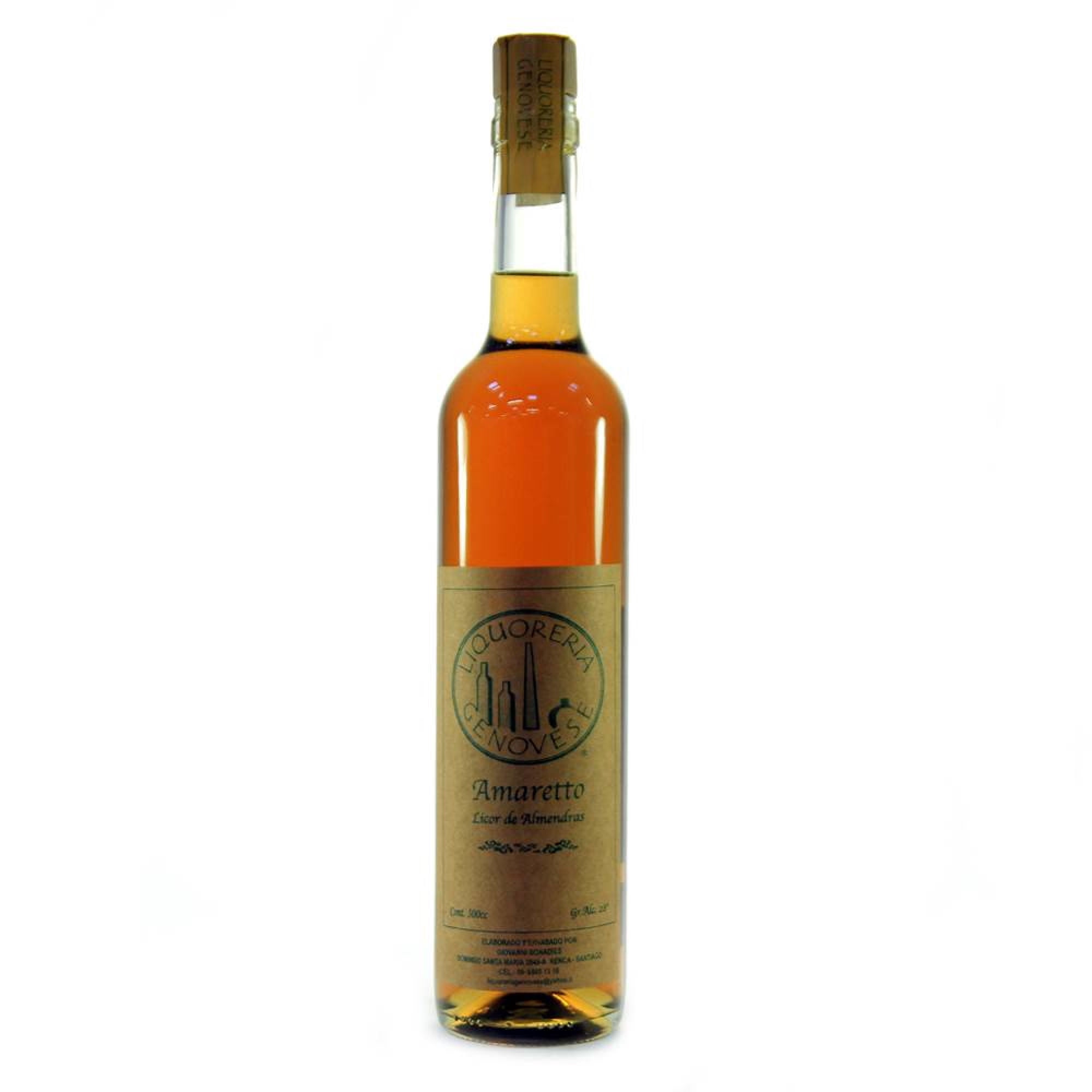 Licor Amaretto Botella 500 ml Genovese