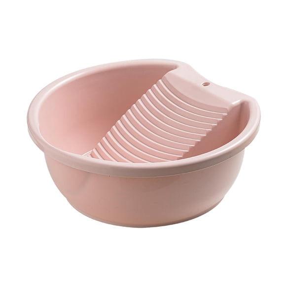 Cuenca de la tabla de lavar, bañera de lavandería, ropa fácil de lavar, ropa, tablero de lavado manual, bañera de lavado para ropa interior, al aire l rosa