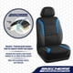 thumbnail image 5 of Fundas para asiento de auto Skechers Memory Foam, set completo, azul, 5 of 8