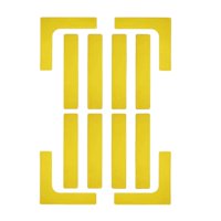 Ioensy - Marcador De La Cancha De Pickleball Ligero Para El Baloncesto Al Aire Libre Pickleball Pickleball Amarillo