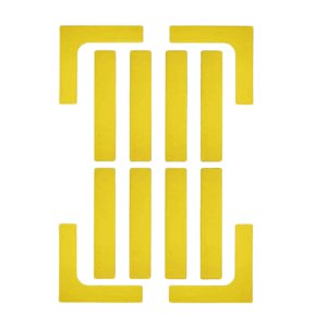 Ioensy - Marcador De La Cancha De Pickleball Ligero Para El Baloncesto Al Aire Libre Pickleball Pickleball Amarillo