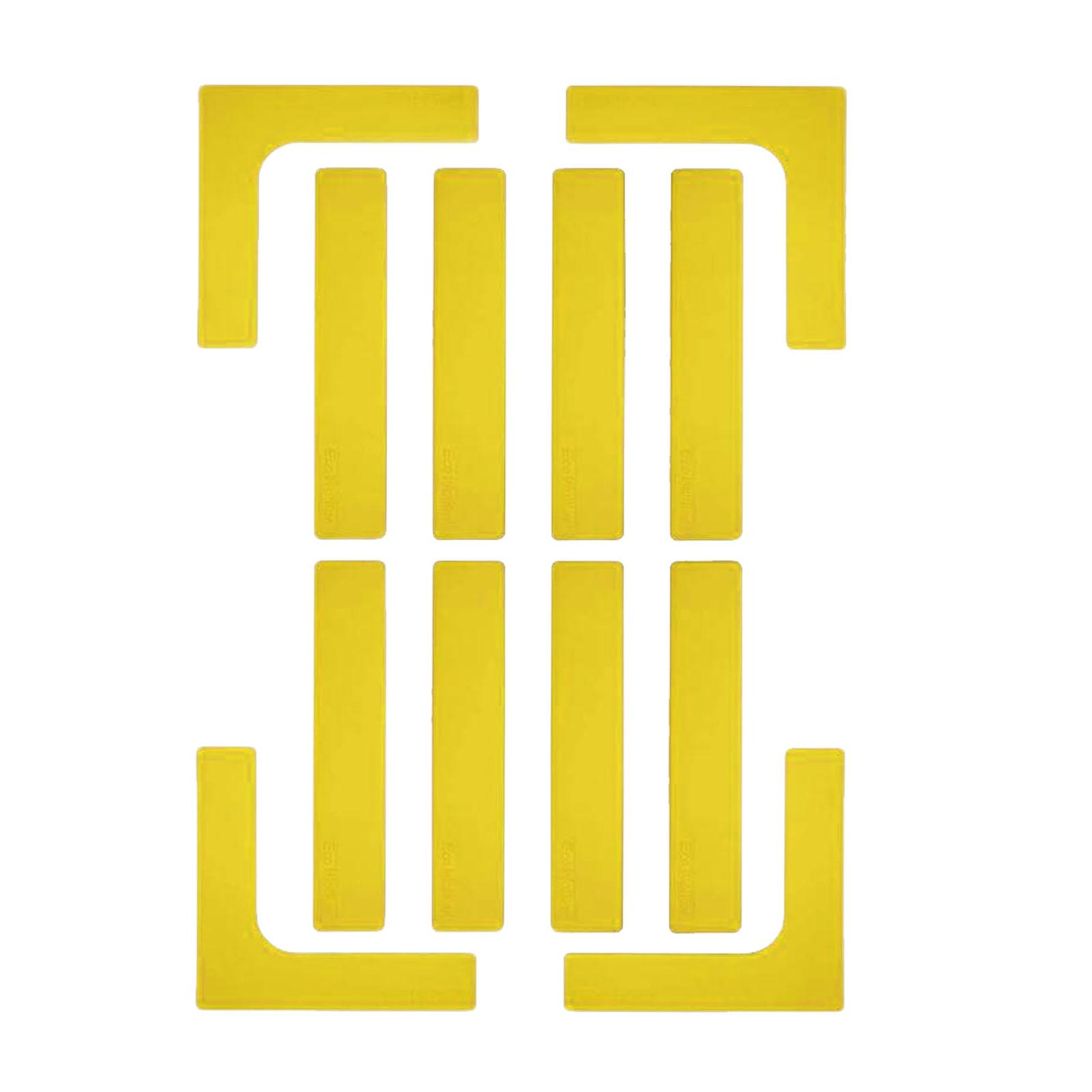 Ioensy - Marcador De La Cancha De Pickleball Ligero Para El Baloncesto Al Aire Libre Pickleball Pickleball Amarillo