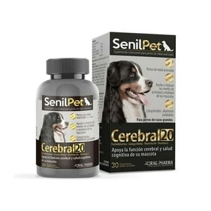 Drag Pharma - Senilpet Cerebral 20 Perro Raza Grande Edad Avanzada 30 Comp