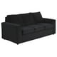 thumbnail image 2 of Sofa Kendy 3c Felpa 30 Negro, 2 of 6