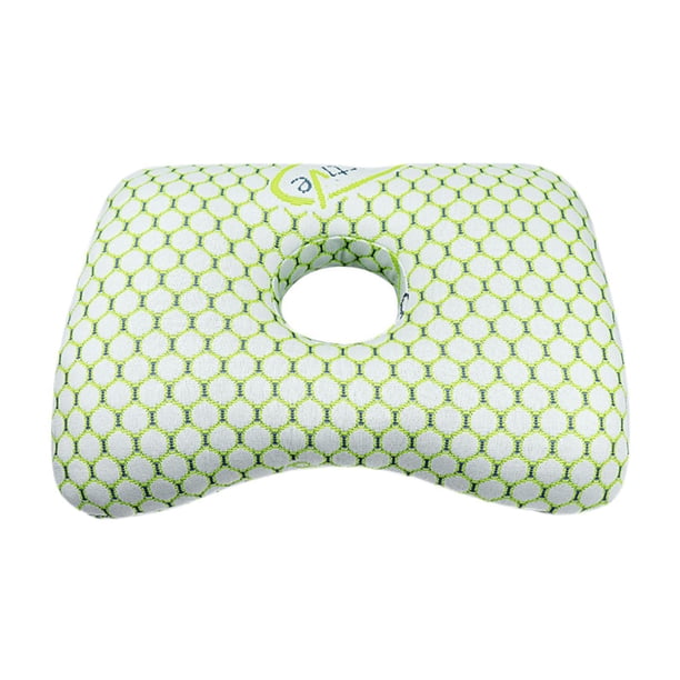 Almohada de perforación de orejas con orificio de oreja relajación suave cubierta lavable cómodo almohada de durmientes de protección de protección tr Estilo a