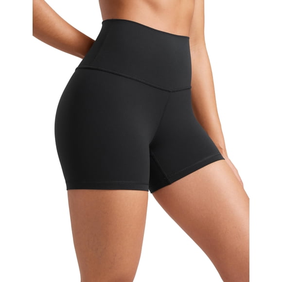 Shorts CRZ YOGA Butterluxe Cintura Alta 10 cm Negro Talle S