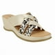 thumbnail image 3 of Sandalia New Walk Tiras Cruzadas Dorada, 3 of 6
