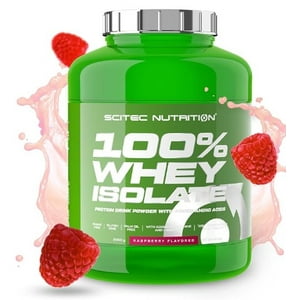 Scitec Nutrition - Proteína 100 Whey Isolate 2Kg - 80 Servicios Frambuesa
