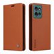 thumbnail image 1 of Funda Billetera de Cuero para Motorola Edge 50 5G con Tarjetero y Soporte - Tapa Magnética Marrón, 1 of 6