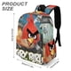 thumbnail image 3 of Angry Birds-theme Backpack, Campus style schoolbag Bookbag with Adjustable Shoulder Straps And Large Zip Compartment, Unisex Travel Bags.42x30x15cm, 3 of 6