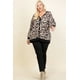 thumbnail image 5 of Cárdigan con Estampado Animal Mir Acogedor y Botones de Cepillo en Beige, Talla Grande 3XL, 5 of 5
