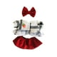 thumbnail image 3 of Conjunto De 3 Piezas De Abrigo Y Falda Con Lazo Para Muñecas De 20 Cm, Para Vestir Muñecas De Niña, 3 of 3