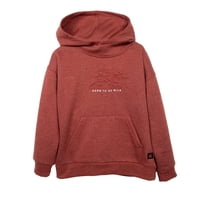 Pillin - Polerón Hoodie Niño Con Bordado Oso Terracota