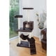 thumbnail image 4 of Árbol para gatos GleePet GP78570923 con rampa de 145 cm color café, 4 of 8
