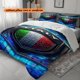 thumbnail image 1 of 3pcs FIGC - Italian Football Federation Printed Duvet Cover Set Ideal for Halloween and Christmas Party Decorations, 1 of 1