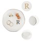 thumbnail image 3 of Bandeja de joyería de cerámica REGALWOVEN, plato decorativo para niñas para organizar aretes, collares, pulseras, reloj, llaves, blanco R, 3 of 7