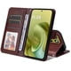thumbnail image 3 of Funda Billetera para Motorola Moto G86 con Porta Tarjetas y Soporte Ajustable Marrón, 3 of 6