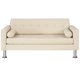 thumbnail image 1 of Sofa Retro 3 Cuerpos Pu 12 Beige, 1 of 5