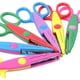 thumbnail image 1 of Juego de 6 tijeras decorativas de papel de colores, ideal para profesores, manualidades, scrapbooking y diseño infantil., 1 of 8