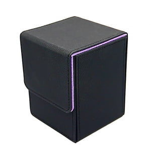 Bothyi - Estuche Para Cartas Contenedor Tarjeta De Reunión Organizador De Juguetes Estuche Para Tarjetas De Juego De Almacenamiento Negro