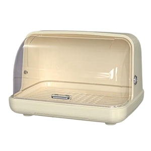 Bothyi - Escurridor De Platos Organizador De Almacenamiento A Prueba De Polvo Para Encimera De Cocina, Vajilla, Amarillo, Xl