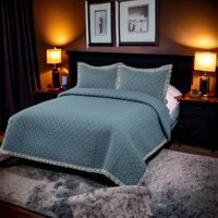 Angeles Del Hogar - Cubrecama Quilt De Verano Bordado De 2 Plazas