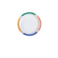 Imahe - Set De 6 Plato Redondo Con Borde Línea Barcelona 15 Cm