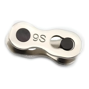 Riderace - Eslabón Rápido Missing Link 6 7 8 9 10 11 Cadena Bicicleta Plateado