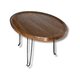 thumbnail image 2 of Mesa Ovalada Modelo Nogal, 2 of 3