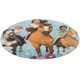 thumbnail image 1 of Spirit: Cabalgando Libre Alfombra Redonda de Felpa Coral, Antideslizante, No Desprende Pelusas, Lavable y Duradera para Salón, Dormitorio y Habitación de Niños 60cm, 1 of 6