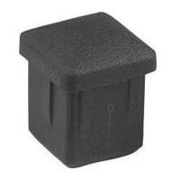 Regaton Interior Cuadrado 25X25Mm Negro Bolsa 100 Un Dvp